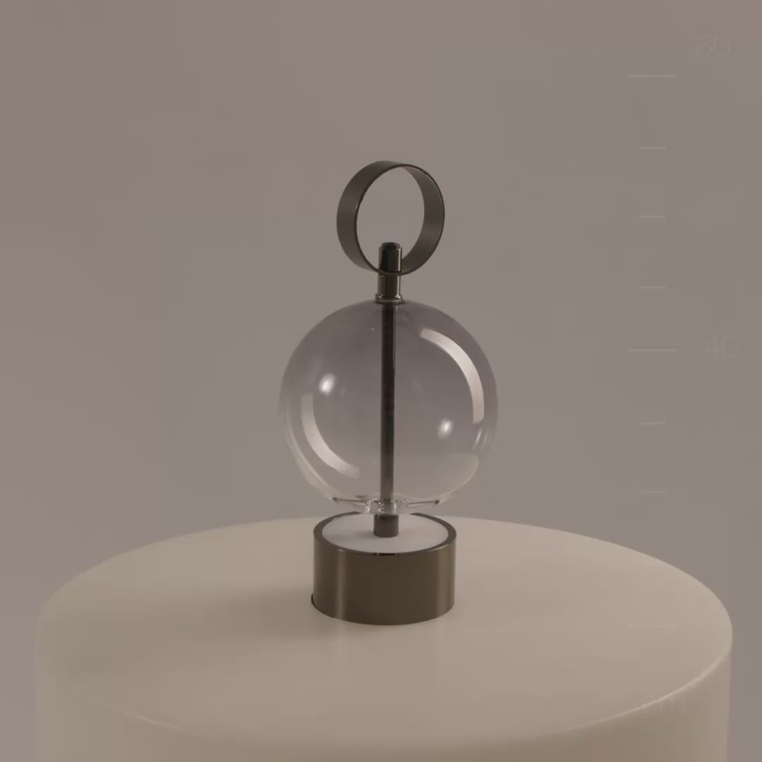 Maytoni Double Moon LED bærbar bordlampe