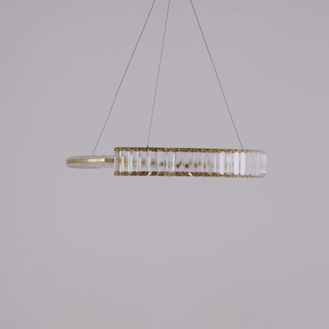 Maytoni Krone LED-pendel i cirkelform