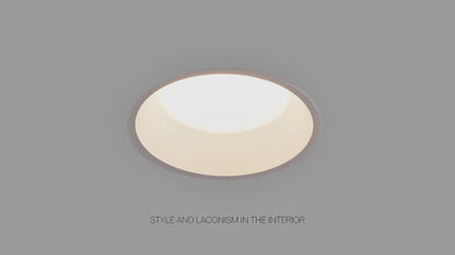 Maytoni downlight Okno LED 100° indbygget cirkulært lysarmatur