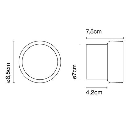 Marset Roc Mini LED væglampe