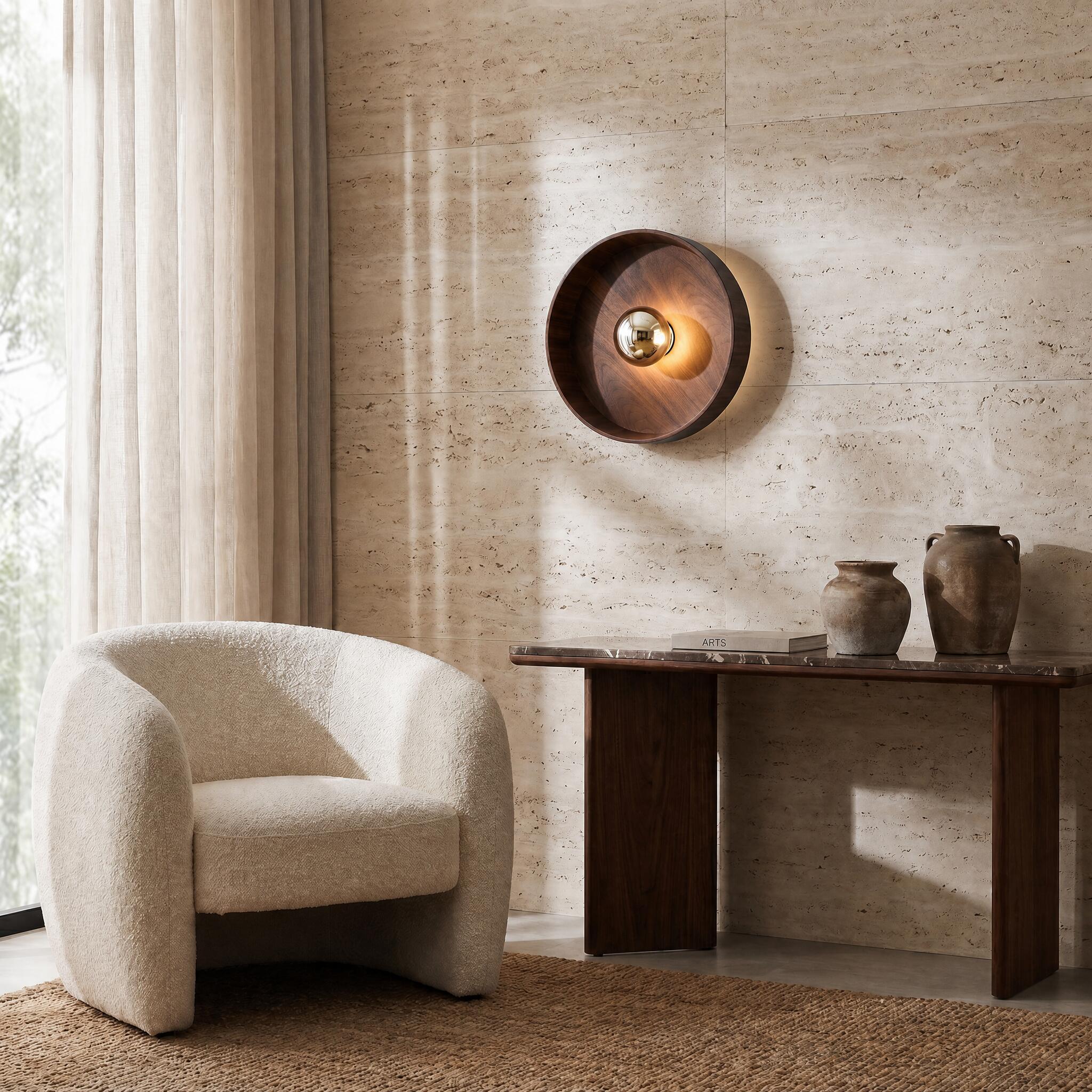 VK Light Halo E27 væglampe