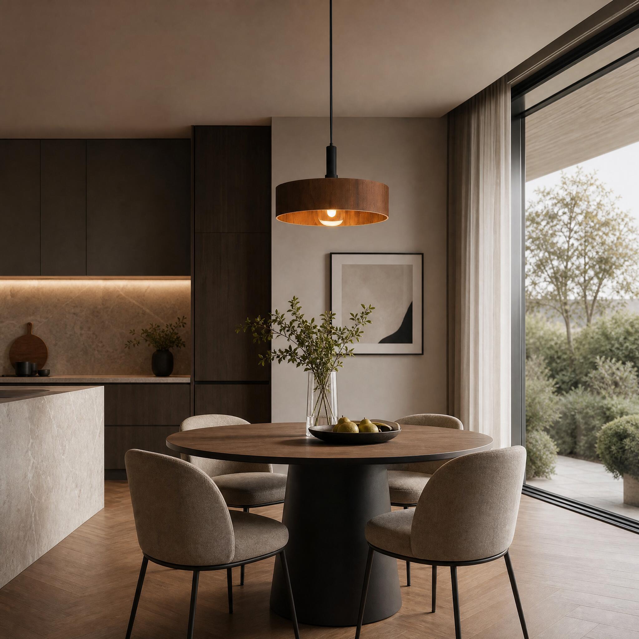 VK Light Halo E27 pendel, rund