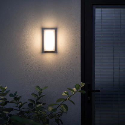 VK Light Neon LED-væglampe IP65, rektangulær
