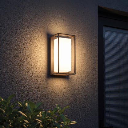 VK Light Neon LED-væglampe IP65, rektangulær