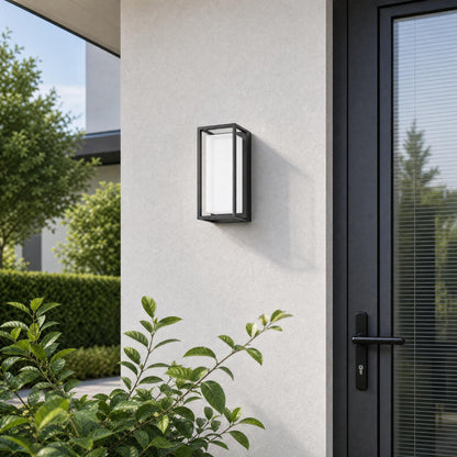 VK Light Neon LED-væglampe IP65, rektangulær
