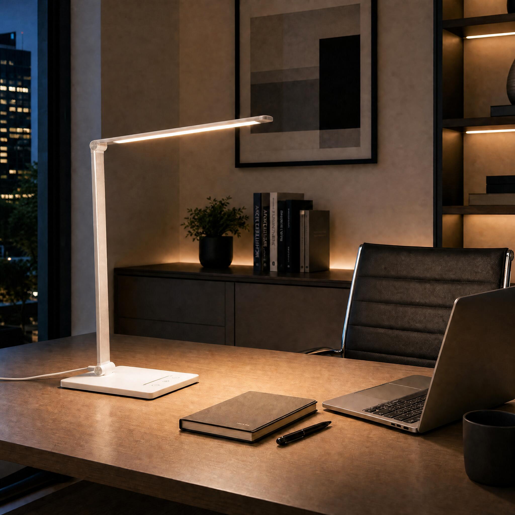 VK Light Nia Square LED bordlampe, dæmpbar, 3CCT