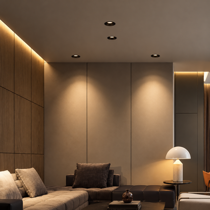 VK Light Nana GU10 indbygget spotlampe, rund