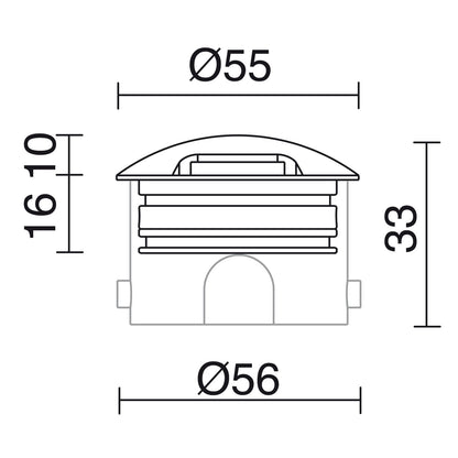 Cristher Nody CC L 2 Beam LED zápustné svítidlo