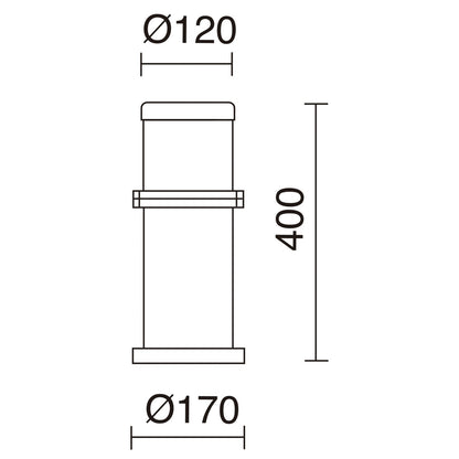 Dopo Omo E27 sloupkové svítidlo zelené