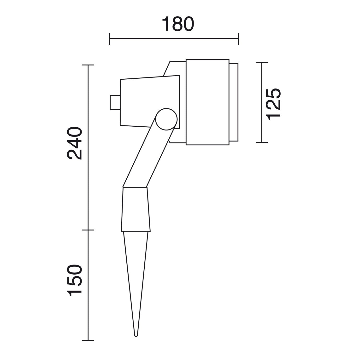 Cristher Spark bodové svítidlo s mřížkou