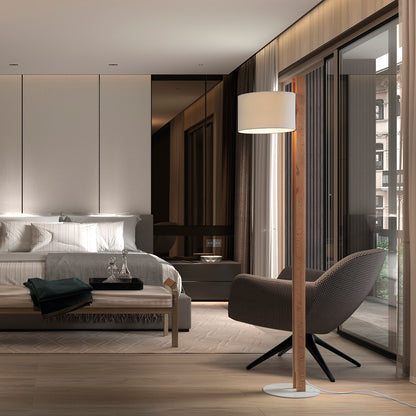 Exo Compact F stojací svítidlo hnědé