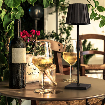 Dopo Litta Round LED přenosná lampa černá