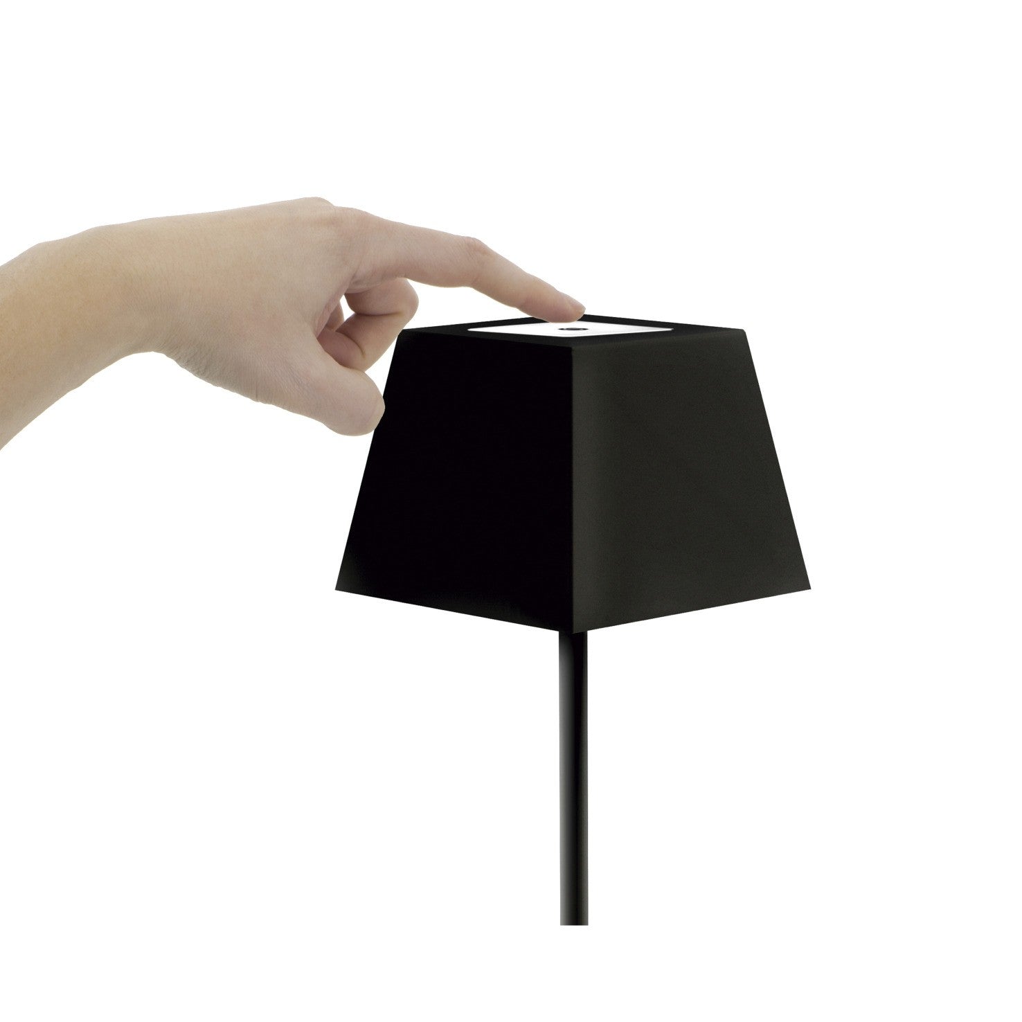 Dopo Litta Square LED přenosná lampa černá