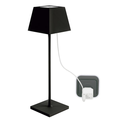 Dopo Litta Square LED přenosná lampa černá