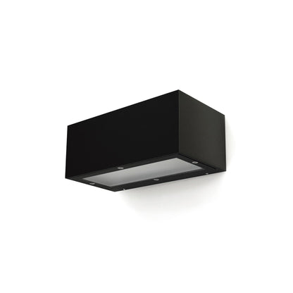 Dopo Isora down rectangle LED přisazené svítidlo černé