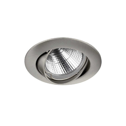 Indeluz Nix Round GU10 náklopné zápustné svítidlo šedé